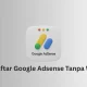 Cara daftar Google AdSense tanpa website untuk pemula