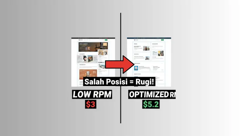 Strategi Placement Iklan AdSense Berdasarkan Jenis Website