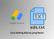 Cara Setting Ads.txt yang Benar di Blog (Blogger & WordPress)