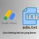 Cara Setting Ads.txt yang Benar di Blog